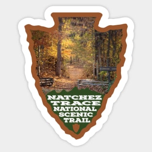 Natchez Trace National Scenic Trail arrowhead Sticker